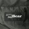 Bear 90s Back print Coach jacket Nylon jacket black Old Men's Used