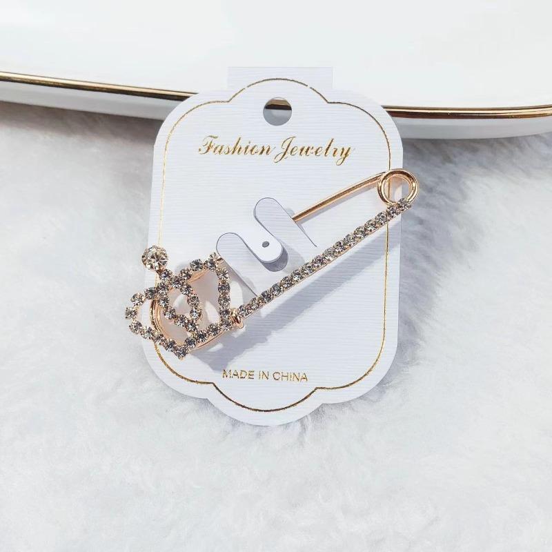 

1 шт. элегантные броши со стразами, женские аксессуары, ювелирные изделия с кристаллами, универсальные, высокое качество one size