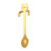 Stainless Steel Cat Spoon Creative Cartoon Hanging Cat Coffee Spoon Mug Stirring Spoon