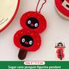 Christmas Plush Toy Hanger Christmas Tree Decoration Santa Claus Backpack Keychain Hanger Penguin Small Pendant