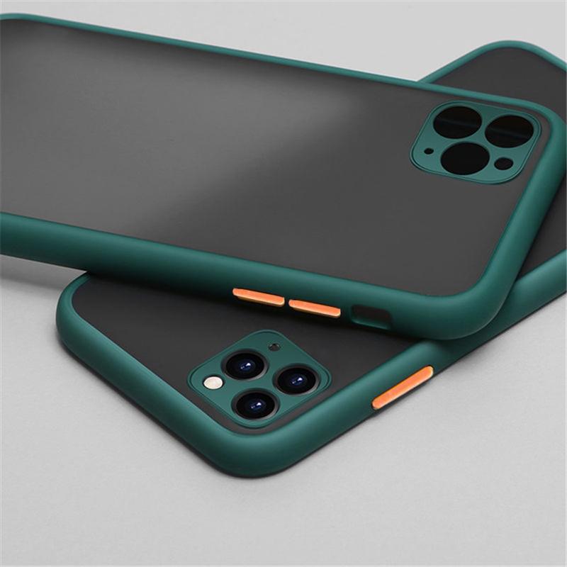 Luxury Matte Translucent Hard Phone Case For iPhone 14 13 12 11 Pro Max X XR XS Max 8 7 6S 6 Plus Silicone TPU Back Cover Shell