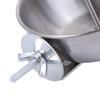 Splash-Proof Bird Food Holder Stainless Steel Vegetable Skewer Parrot Feeder  Pet Container