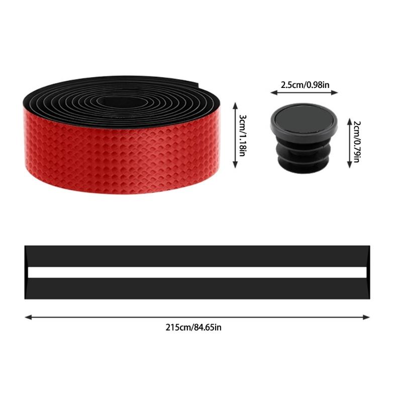 Durability Cycling Handlebars Tape Fashionable Gradients Color Handlebars Tape for Cycling Enthusiasts