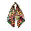 90cm Trendy Paisley Silk-Style Headscarf for Women - European American Design