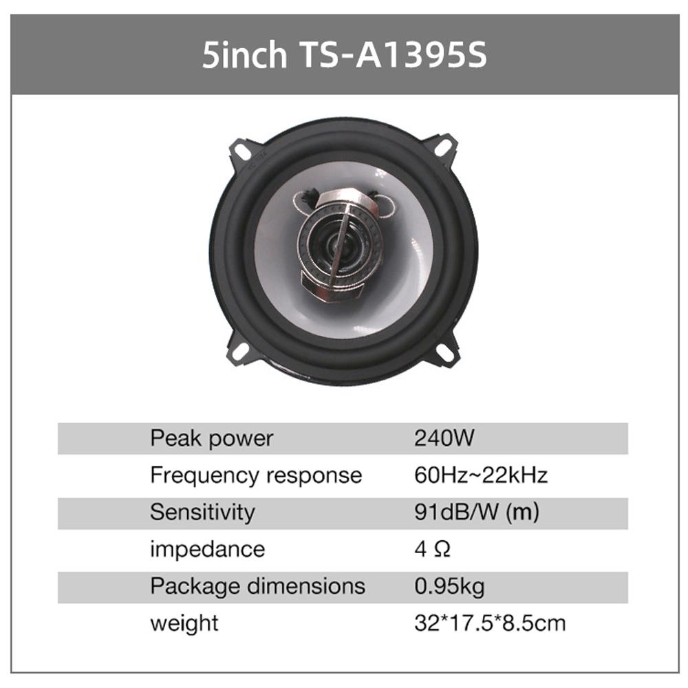 1 Paar 6/5/4 Zoll HiFi-Koaxiallautsprecher 12 V Auto-Universal-Audio-Stereolautsprecher Auto-Musik-Stereo-Vollbereichsfrequenzlautsprecher