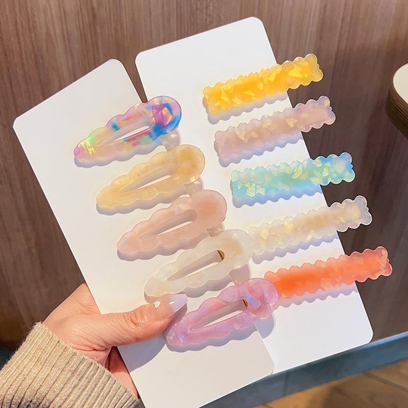 Korean Sweet Texture Wavy Duckbill Hairpin Clip