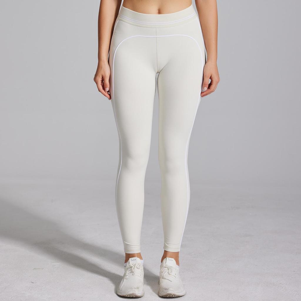 Women's Color-Block Sports Yoga Set: High-Intensity Sports Bra & High-Waisted, Hip-Lifting Yoga Pants