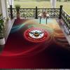 Soft Floor Carpet Brentford Football Pattern Area Rug Decorative Mat For Home Room Decoration