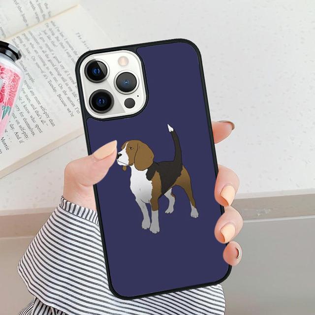 Cute Beagle Dog Phone Case For For iPhone 17 Air 16 15 11 12 13 14 Pro Max Plus coque