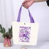 Anime Cartoon Print Student Commuting Trend Handbag Casual Lightweight Canvas Shoulder Bag