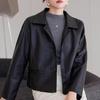 Women S Short Pu Jacket Casual Spring Autumn Fashionable Coat