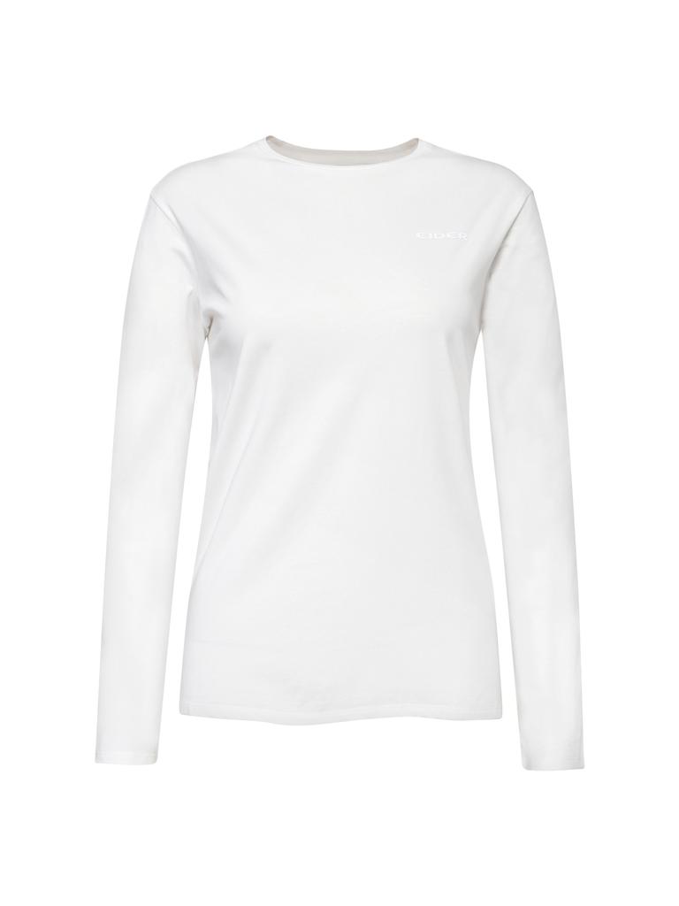 Eider Les Praz Women'S Long Sleeve Round Neck T-Shirt_Off White