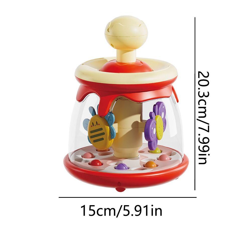 Learn Cause Effect Baby Pressing Jumping Ball Toy Portable Interactive Developmental Toy  Gifts