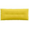 Back Cushion Light Yellow 120 x 19 x 50 cm Fabric