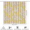 Vintage Style Floral Shower Curtain Cream with Pink Red Peony Print Bathroom Decor, Room Divider Custom Size Available (60x72 in