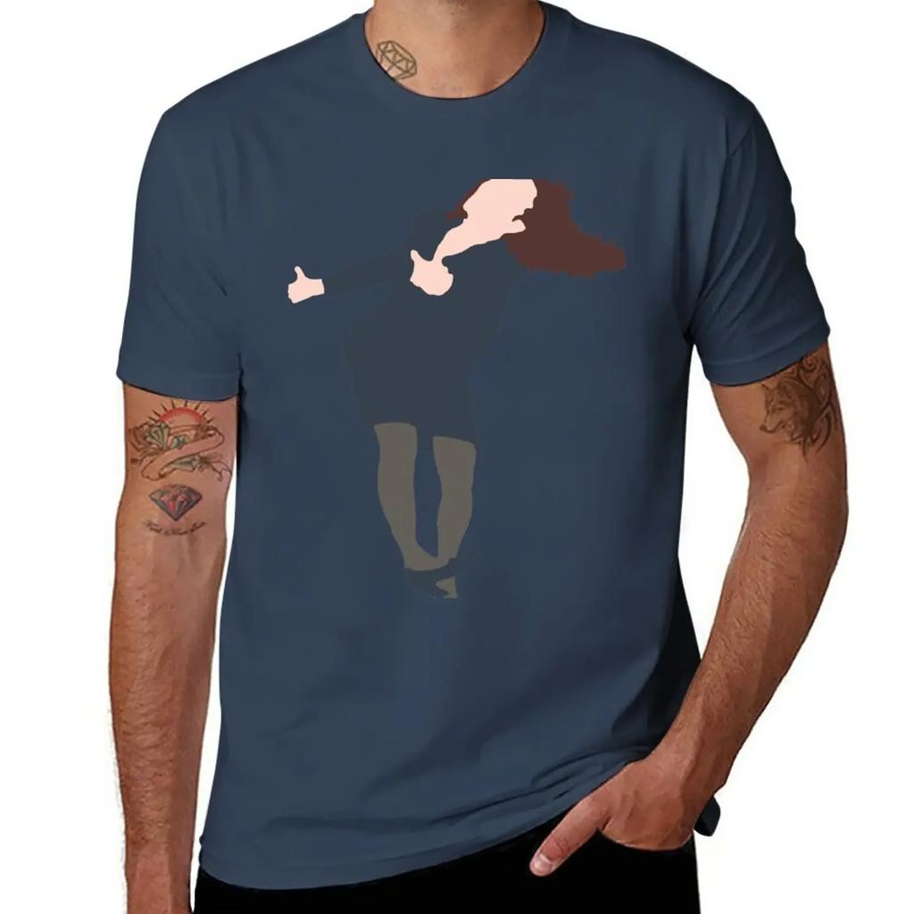 Elaine Dancing T-Shirt Customs Sports Fans Short Sleeve Tee T Shirt Men