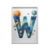 Plakat Odkryj Magię Litery W Plakat Odkryj Magię Litery W, 40X50 Cm, Bez Ramy, Papier Matowy 230 Gsm