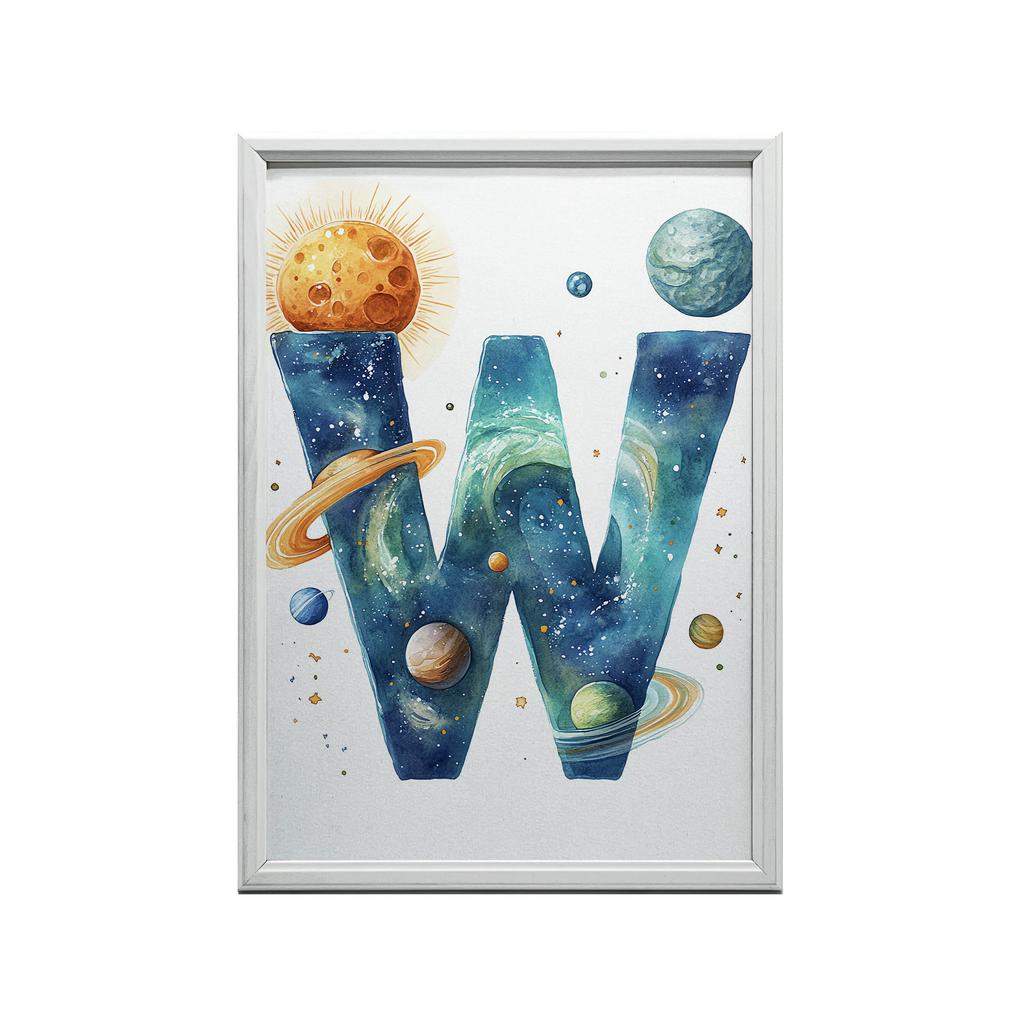 Plakat Odkryj Magię Litery W Plakat Odkryj Magię Litery W, 40X50 Cm, Bez Ramy, Papier Matowy 230 Gsm