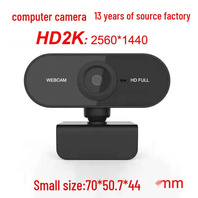 HD2K 4K High Definition Computer Camera with Microphone for Online Classes