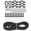 Kajak-Kanu-elastisches Seil mit Haken, fester C-Form-Schnalle, Outdoor-Angeln, Bootfahren, Gurt-Set
