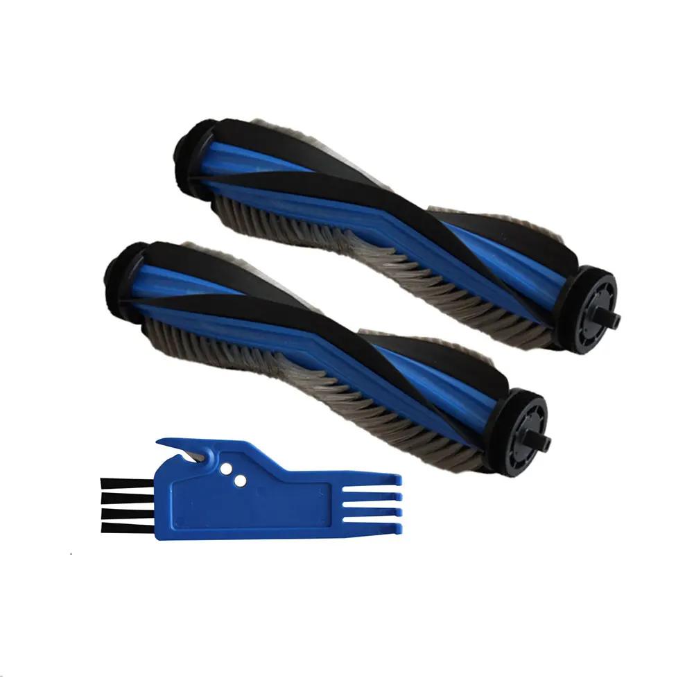 

Main Brush With Blue Flat Brush For ECOVACS For DEEBOT T50 Pro For OMNI For GEN2 T50 Pro Sweeping Robot Replacement Brushes Set