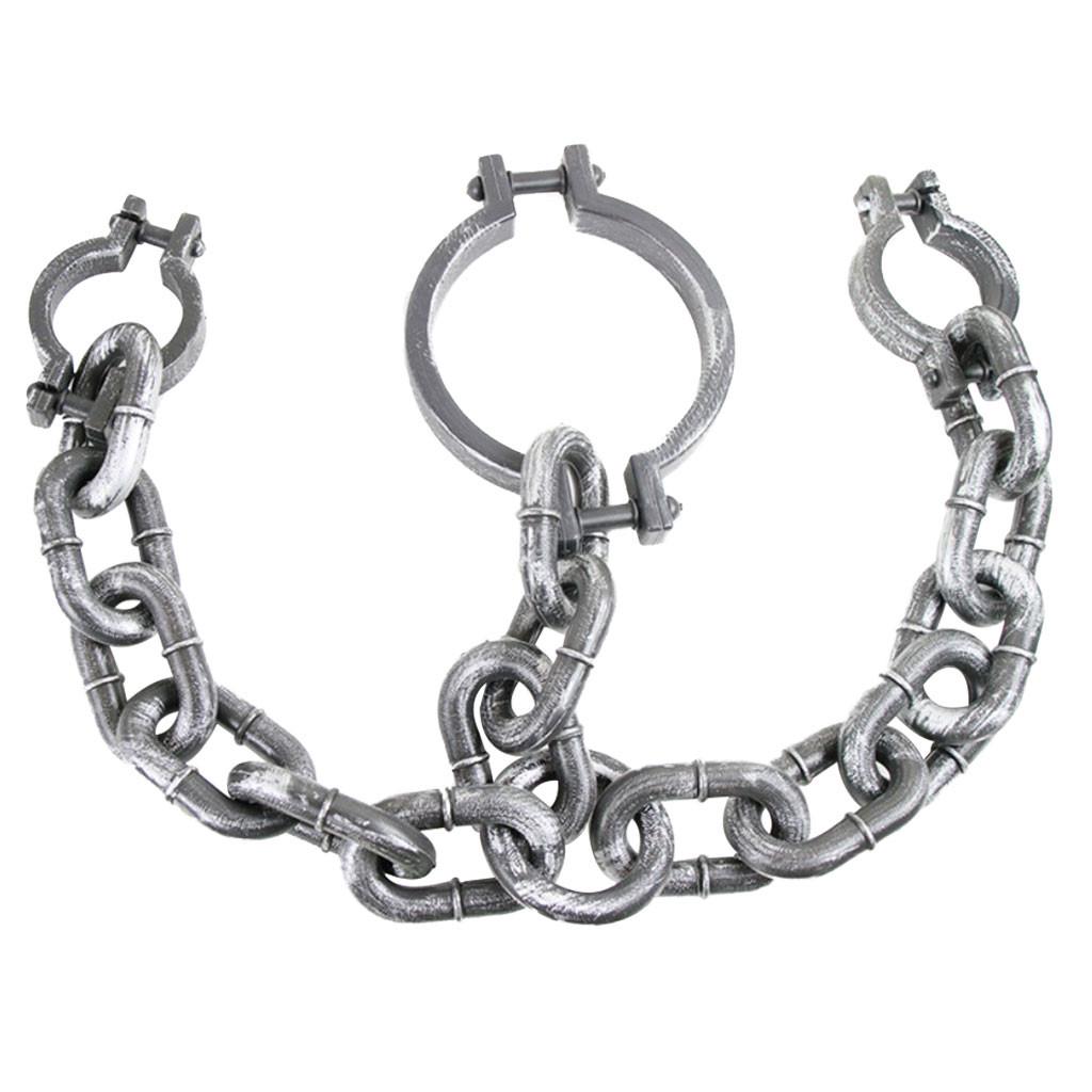 Halloween Plastic Simulation Chain Prisoner Decoration Haunted House Props