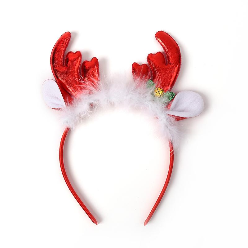 

Рождественский ободок Рога Рождественский Лось Олень Рог Колокольчик Аксессуары для волос Для Детей Ноэль Натал Украшение для вечеринки Сувениры