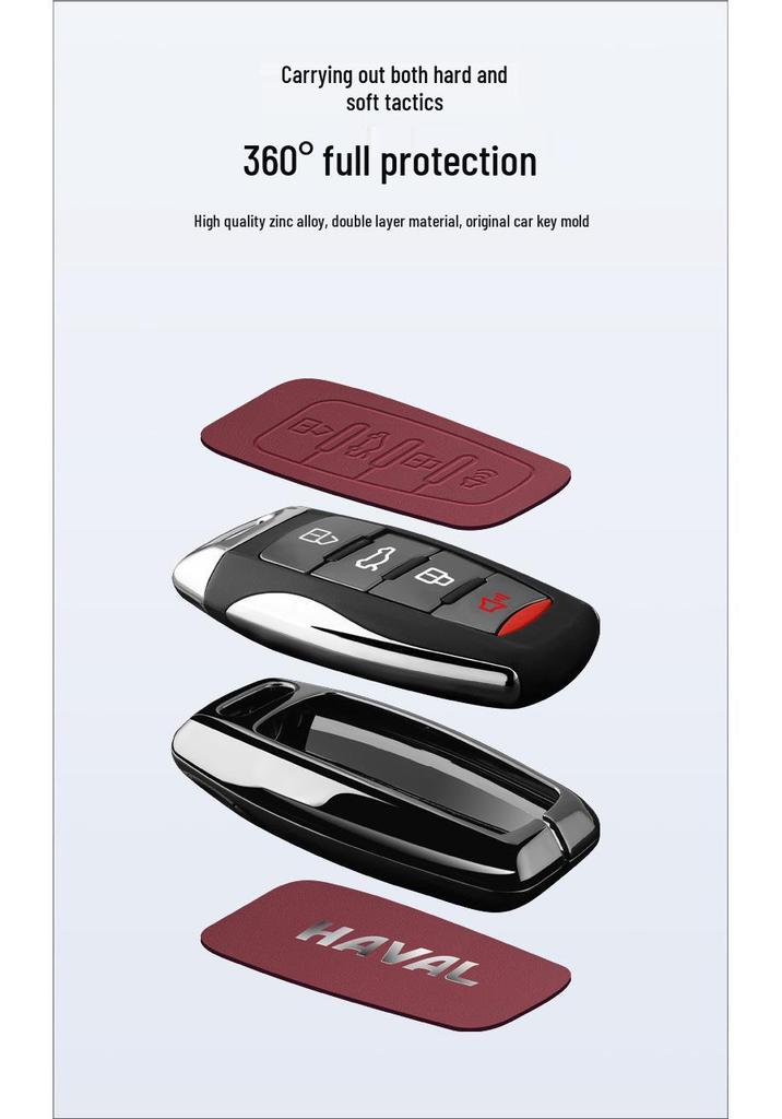 Haval H6 Key Case for Big Dog, M6, H9, Male Chitu, Cool Dog, Xiaolong, Divine Beast Models