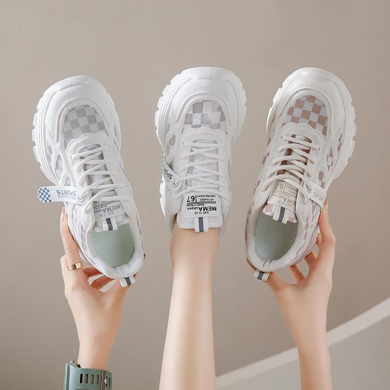 ins Korean version of the new dad shoes women's summer student sports running shoes breathable casual shoes increased 8832