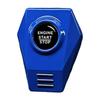 Engine Start Stop Button Cover Metal Interior Accent, Stick On Trim Frame for a Finished Dashboard Style in Cars