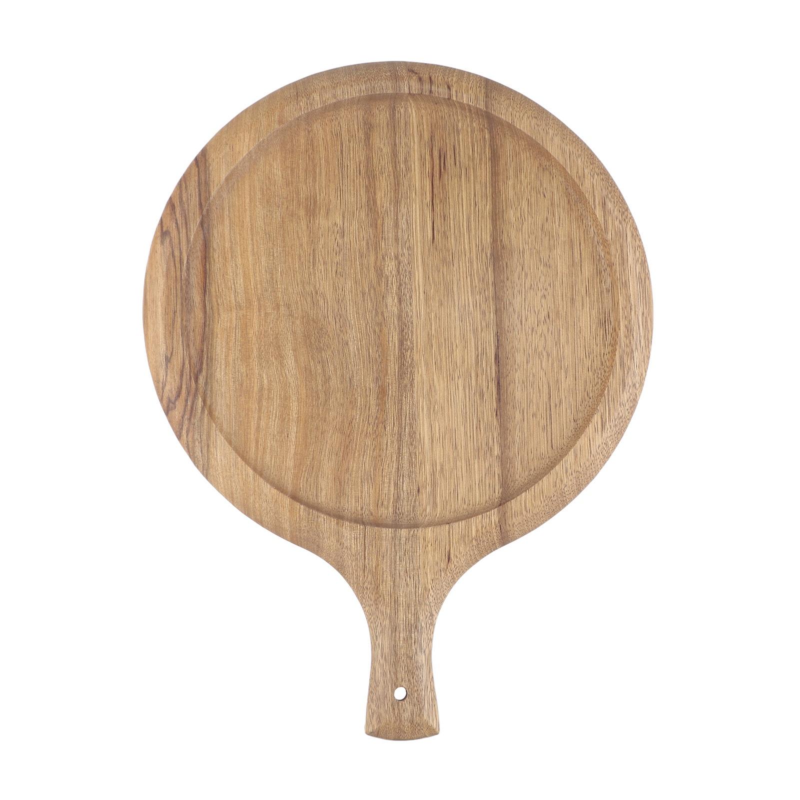 

Деревянный поднос для пиццы, круглая доска для пиццы с ручкой, разделочная доска, формы для выпечки, кухонные инструменты для выпечки