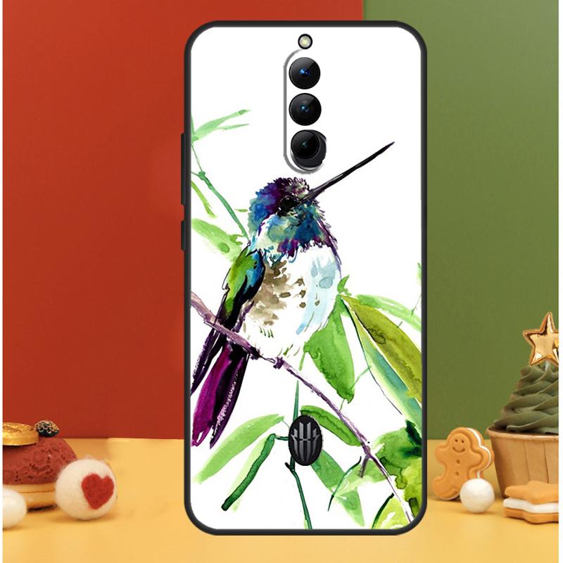 Hummingbird and Flowers Case For ZTE Nubia Red Magic 9 Pro Plus RedMagic 8 8S Pro Plus 6 7 6S 7S Pro 5G 5S 6R Cover