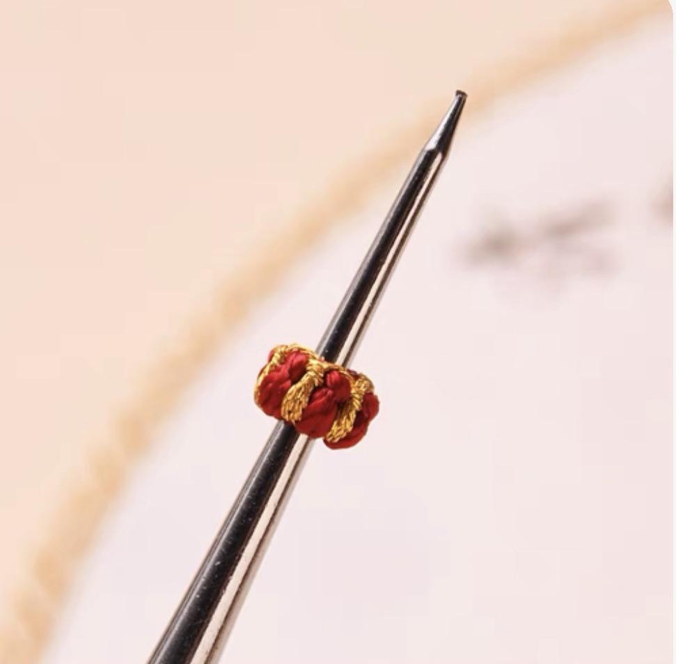 

Seiko Handmade Woven Lantern & Lotus Knot Spacer Beads - Non-slip Hand Rope Accessories with 3mm Hole