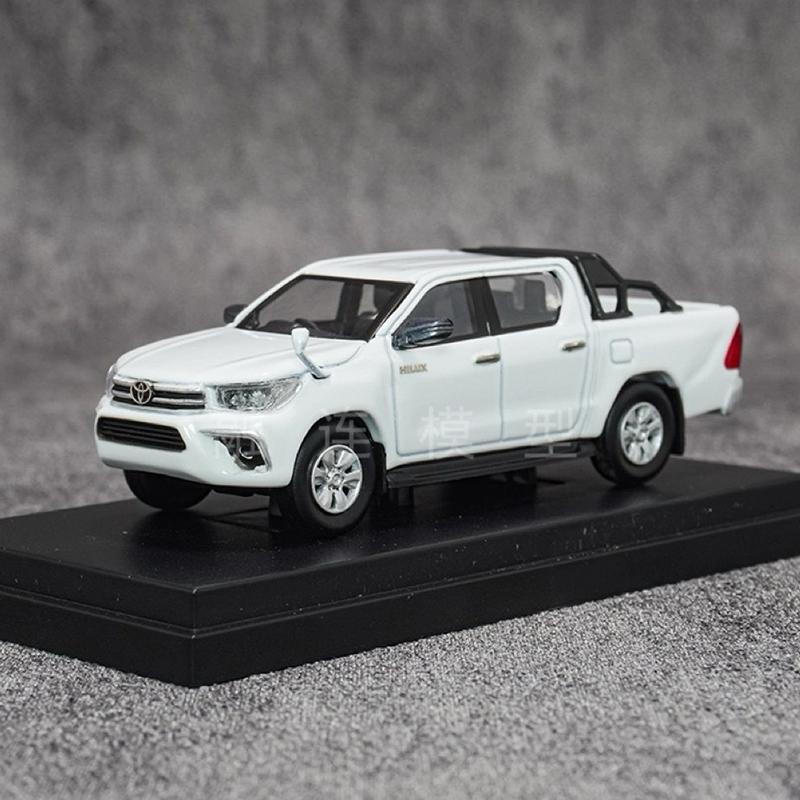 

EBBRO 1:64 Hilux Picku Alloy Car Diecasts & Toy Vehicles Car Model Miniature Scale Model Car For Children белый