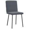 Dining Chairs 2 Pcs Dark Grey Velvet