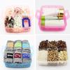 Three-layer 18 Lattice PP Plastic Portable Detachable Tools Storage Box for Home Use