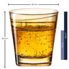 [Official] LEONARDO Vario Struttura Tumbler, 250ml, Orange, 6-Piece Set, 026841