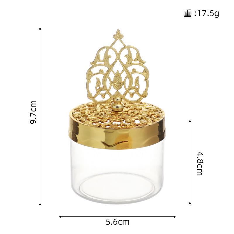 12pcs European Style Creative Wedding Candy Box Engraved Circular Packaging Box Cute Food Box Candy Gift Box Wedding Supplies