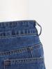 Autumn 2025 Women's High-Waisted Wide-Leg Jeans with Large Pockets and Casual Style