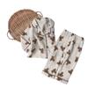 Girls' Cute Bear Print Long-Sleeve Pajama Set