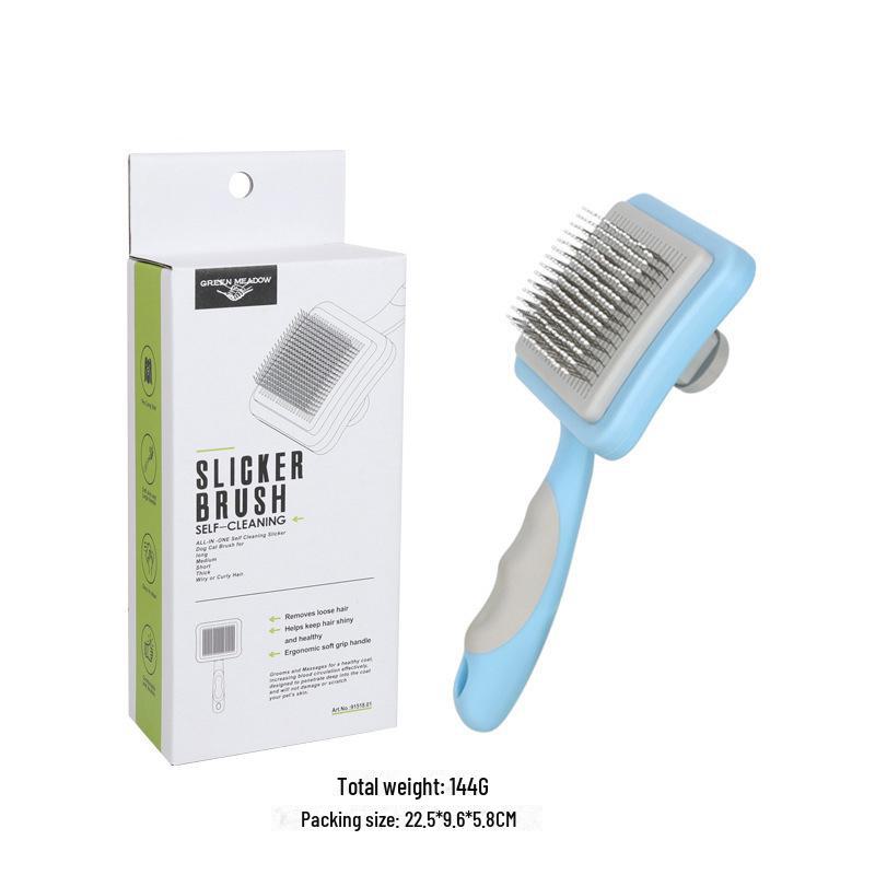 Pet Hair Removal Comb for Cats and Dogs - Detangling & Grooming Tool