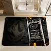 J-Jack D-Daniels LOGO Vloerkleed Scandinavische Stijl Huis Deurmat Badkamer-Toilet Matten Slaapkamer Hotel Decor Mat