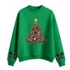 Women's Fashion Casual Round Neck Long Sleeve Christmas Printed Sweatshirt