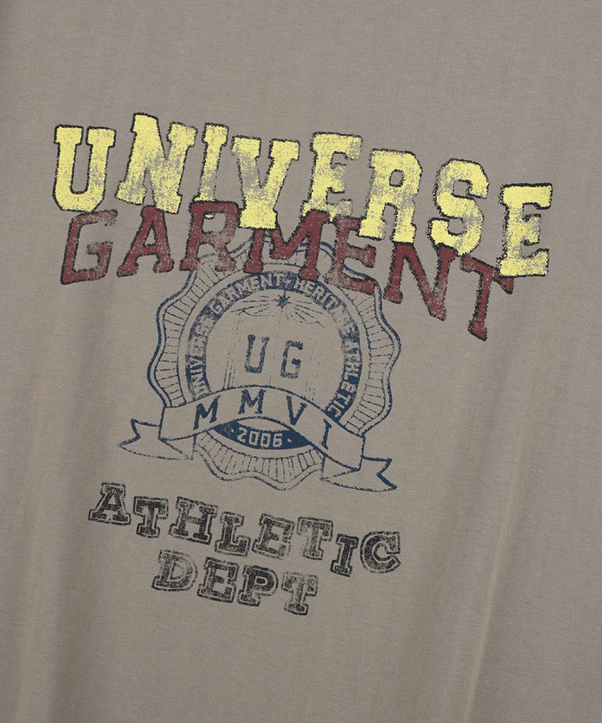 Yunibeoseugameonteu Ug Vintage Athletic T-Shirt_Beige