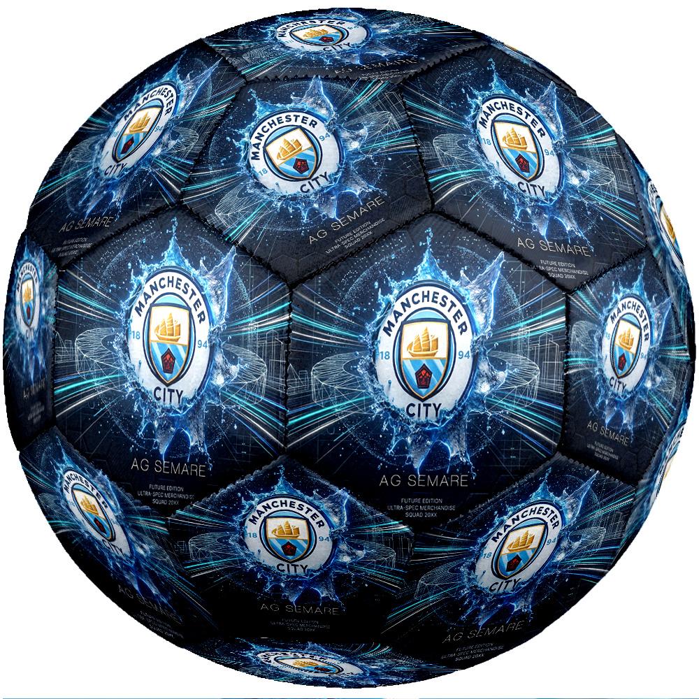 Manchester City Theme soccer ball Size 5 Soccer Ball Soft Touch Professional Training Football for Outdoor Sports