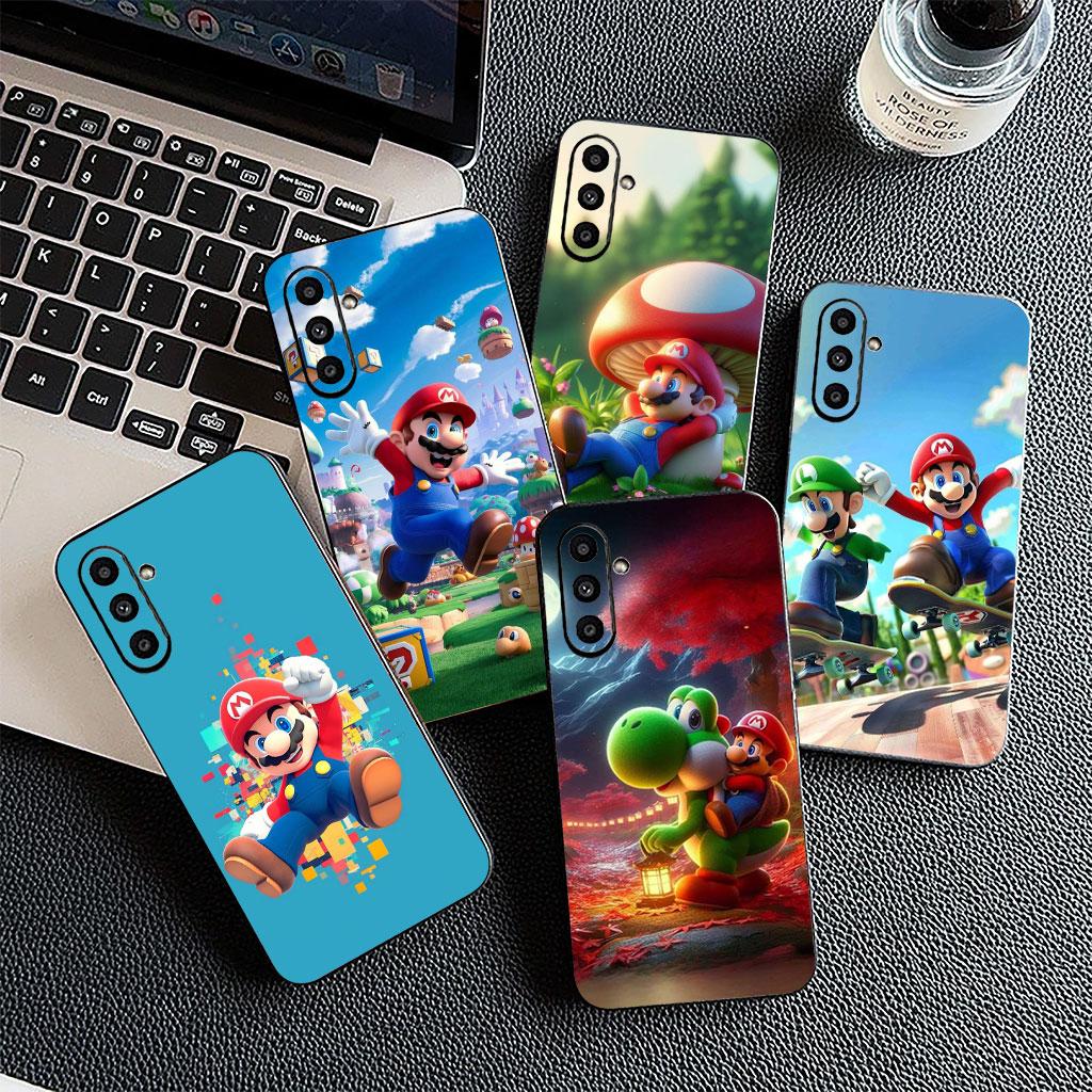 Poster M-marios-Wallpaper Phone Cover Soft Case for Samsung Galaxy S25 S24 S23 FE Ultra Plus S7 Edge S25+ S23+ A56 5G Casing
