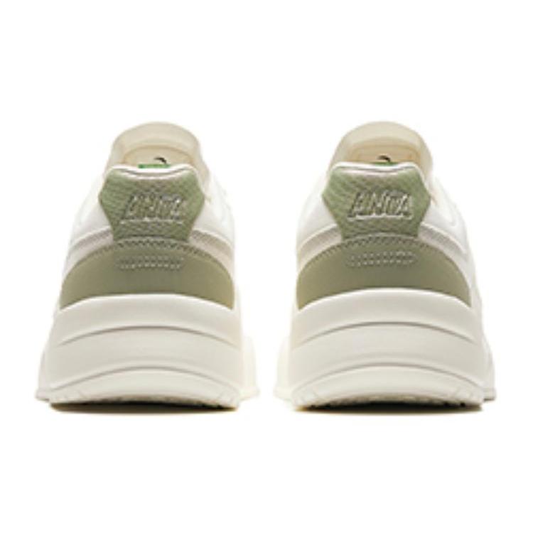 New Anta Cushioning Wear Resistant Low Top Skateboard Shoes Men's White Green 112428013-1