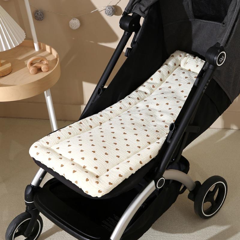 Stroller Mat Thickened Beanie Velvet High Landscape Baby Walking Blanket Soft Children'S Dining Chair Cushion Soft Cushion