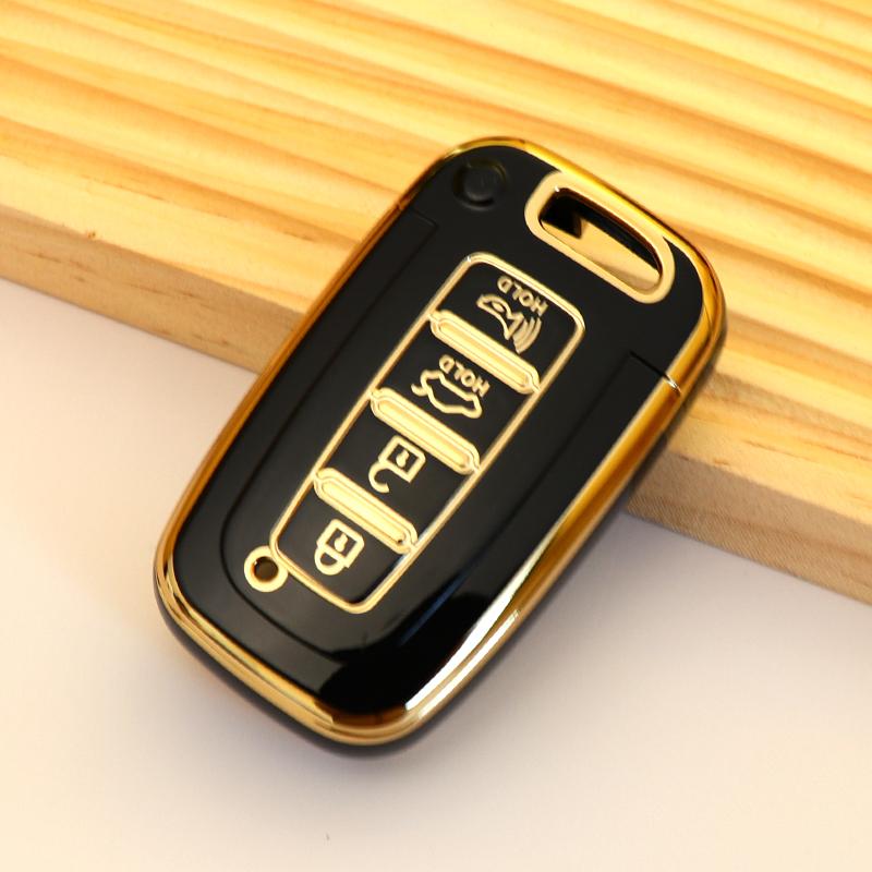 3/4 Buttons Car Key Case Cover For Kia Hyundai EQUUS Optima K5 Forte Opirus Rohens Ix35 SOUL SORENTO MOHAVE Borrego Shell Fob