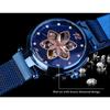 Forsining Νέο κορυφαίο γυναικείο ρολόι μόδας, Casual Hollow Mechanical Net Belt Automatic Mechanical Watch